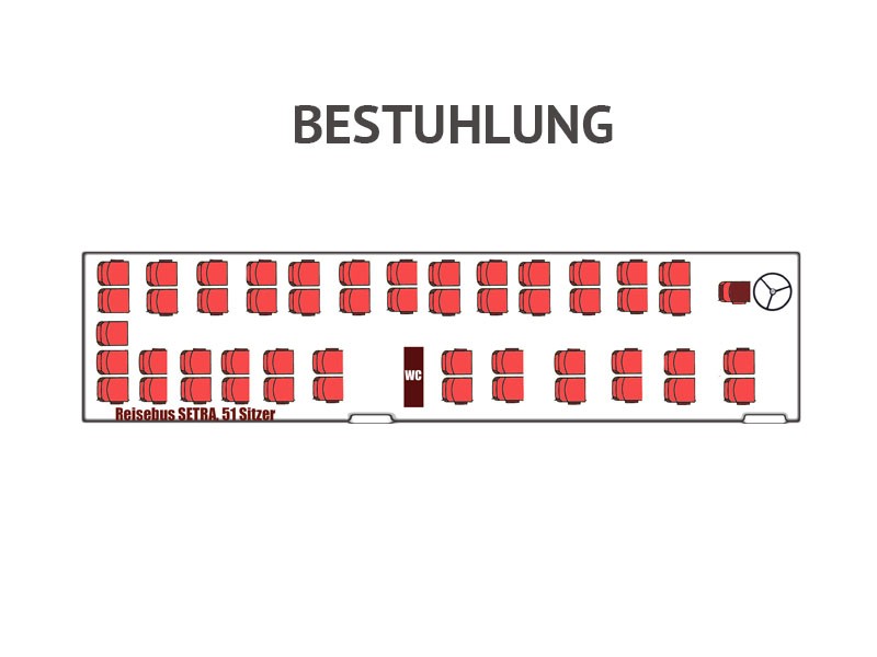 Bestuhlung Setra 415 HD